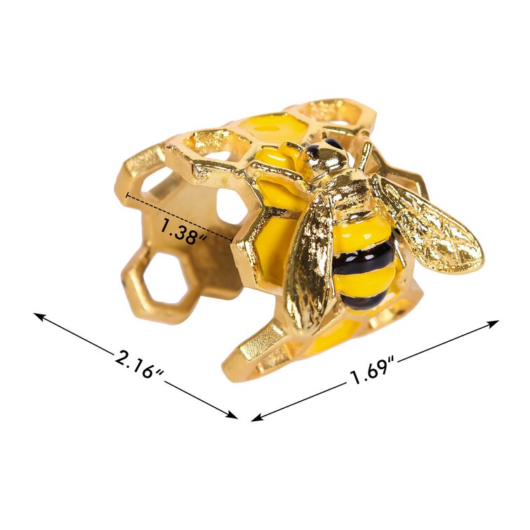 Bumble bee hot sale napkin rings